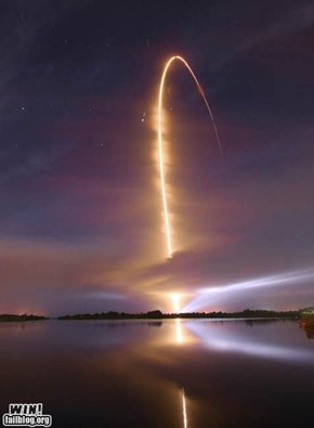 Night Time Space Shuttle Launch WIN