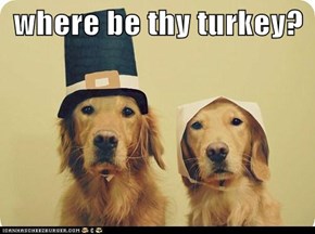 where be thy turkey?