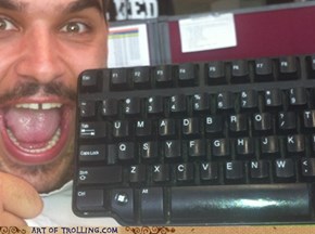 Classic keyboard troll