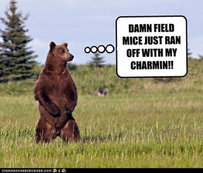 DAMN FIELD MICE JUST RAN OFF WITH MY CHARMIN!!