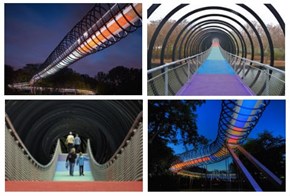 Nice Structure of the Day: "Slinky Springs To Fame” Bridge