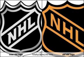 new nhl logo Totally Looks Like old nhl logo