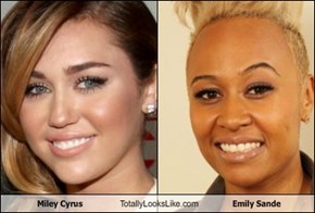 Miley Cyrus Totally Looks Like Emily Sande