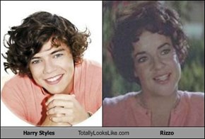 Harry Styles Totally Looks Like Rizzo