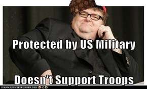 Protected by US Military Doesn't Support Troops