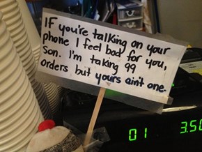 Witty Coffee Shop Sign of the Day
