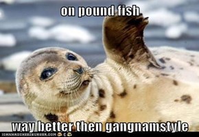 on pound fish  way better then gangnamstyle