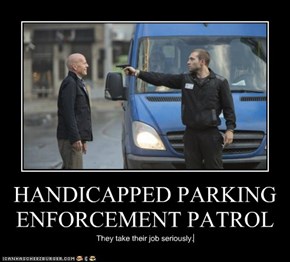 HANDICAPPED PARKING ENFORCEMENT PATROL