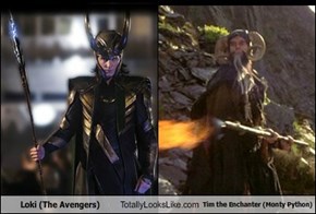 Loki (The Avengers) Totally Looks Like Tim the Enchanter (Monty Python)