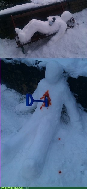 Innocent Fun in the Snow
