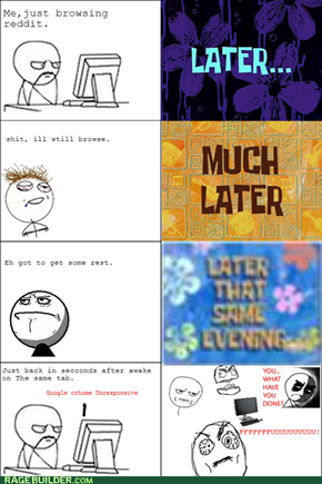 Chrome Unresponsive Rage