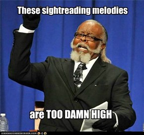 These sightreading melodies