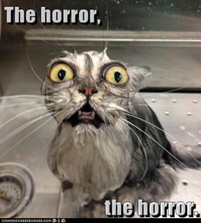 The horror,  the horror.