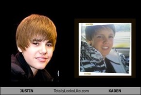 JUSTIN Totally Looks Like KADEN