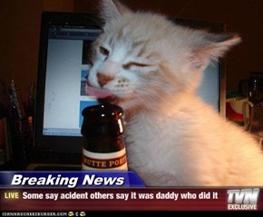 Breaking News - Some say acident others say it was daddy who did it