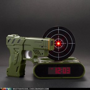 Lock N’ Load Target Alarm Clock