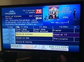 TV Lineup FAIL