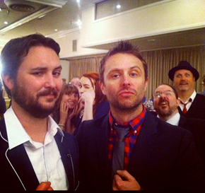 Wheaton and Hardwick Photobomb
