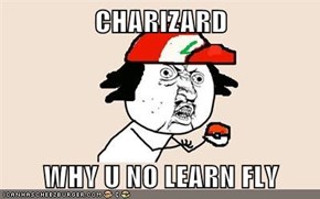 CHARIZARD  WHY U NO LEARN FLY