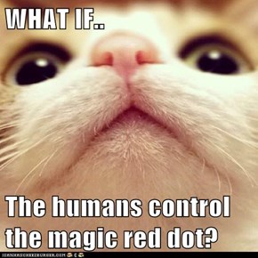 WHAT IF..  The humans control the magic red dot?