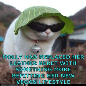 MOLLY HAD REPLACED HER LEATHER BERET...