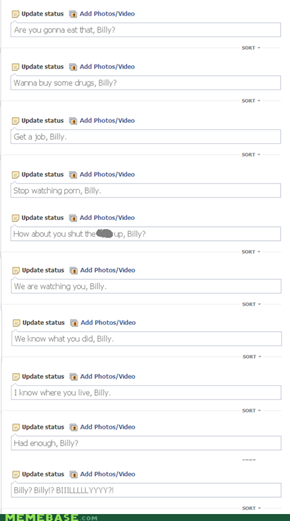 Leave me alone, facebook!