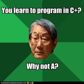 At least try for C++