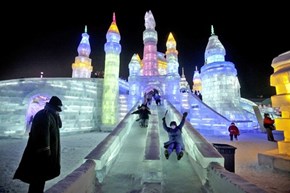 The Colorful Harbin Ice Festival