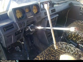 Russian steering wheel