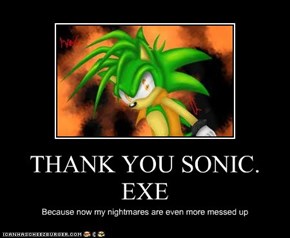 THANK YOU SONIC. EXE