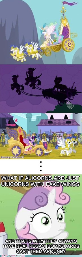 Except for Cadence, who just gets thrown around by Shining Armor