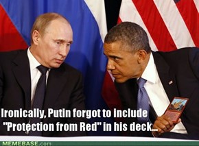 Obama uses "Meteor Shower" on Putin... 