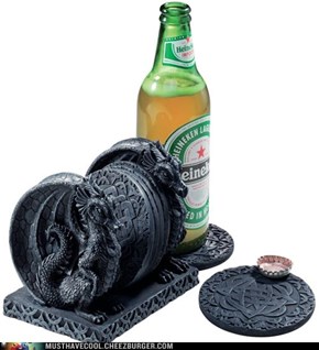 Blackmore Dragon Coaster Set