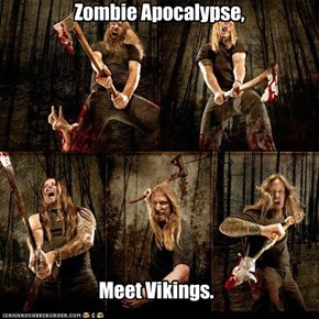 Vikings + Metal = No More Zombies (and awesome music).