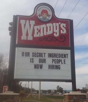 Wendy's Is People. It''s People!! 