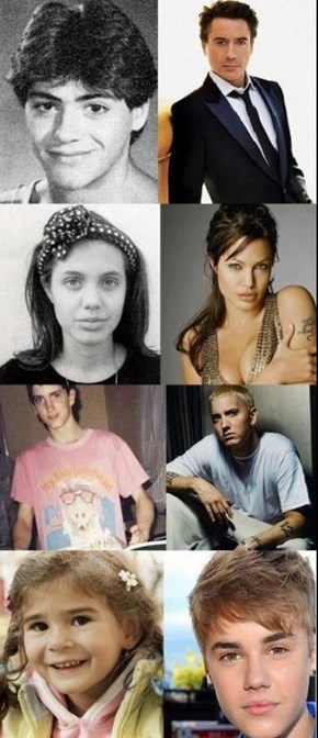 Celebrities: Then & Now
