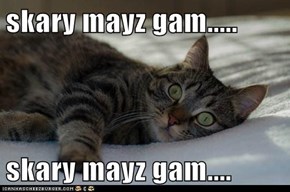 skary mayz gam.....  skary mayz gam....