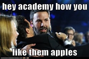 hey academy how you   like them apples