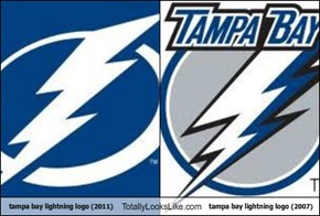tampa bay lightning logo (2011) Totally Looks Like tampa bay lightning logo (2007)
