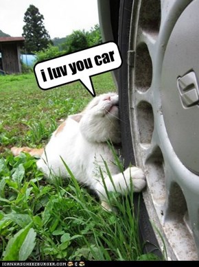 i luv you car