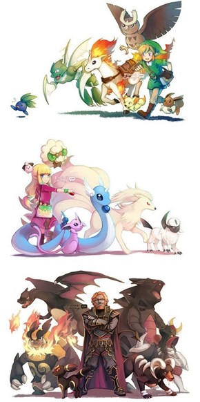 If Legend of Zelda Characters Were Pokemon Trainers