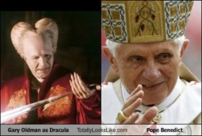 Gary Oldman as Dracula Totally Looks Like Pope Benedict