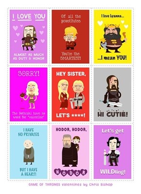 Game of Thrones Does Valentine's Day
