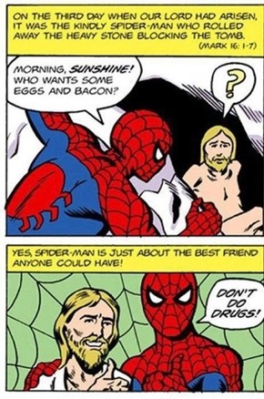 Jesus' Best Pal Was Spider-Man?