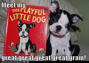 Meet my  great great great great gram!