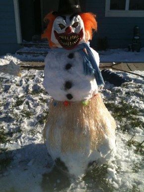 Lets Hope This Snowman Doesn't Come to Life
