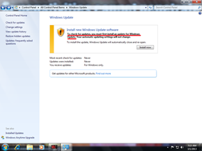 Windoze Update Needs an Update