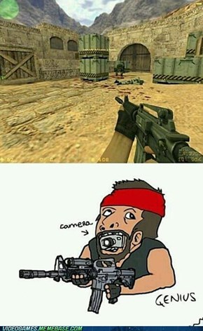 Cameras in First Person Shooters