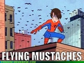 Romano's flying mustaches