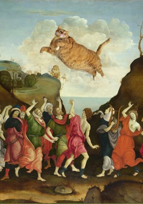 Famous Paintings Improved With Fat Cats